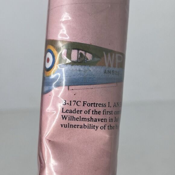 Vintage 1980s B-17 Fighter Jet  Plane Poster John Young Aviation Artist SEALED - Picture 2 of 10